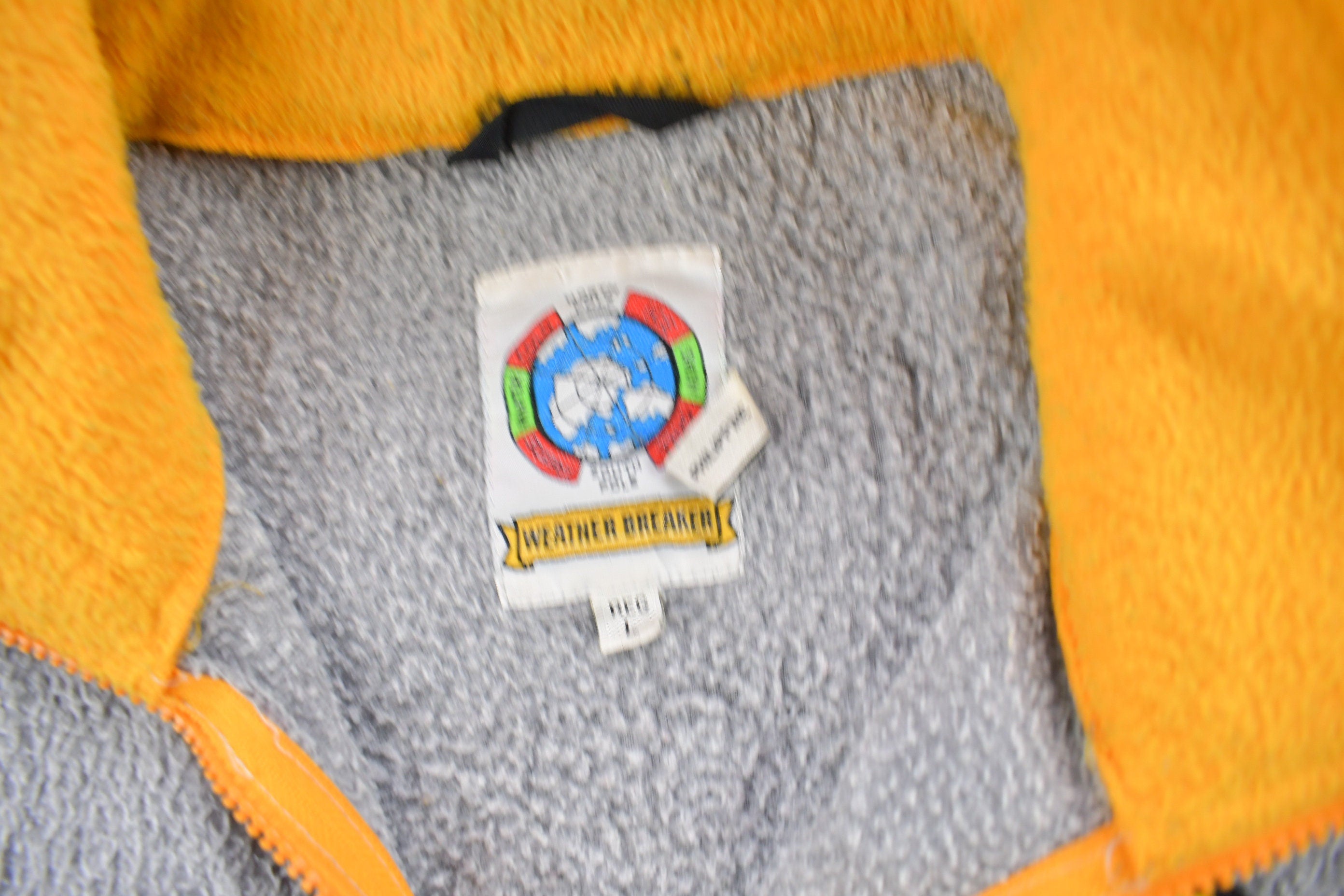 Vintage 1990s Equestrian Color Block Fleece Sweater
