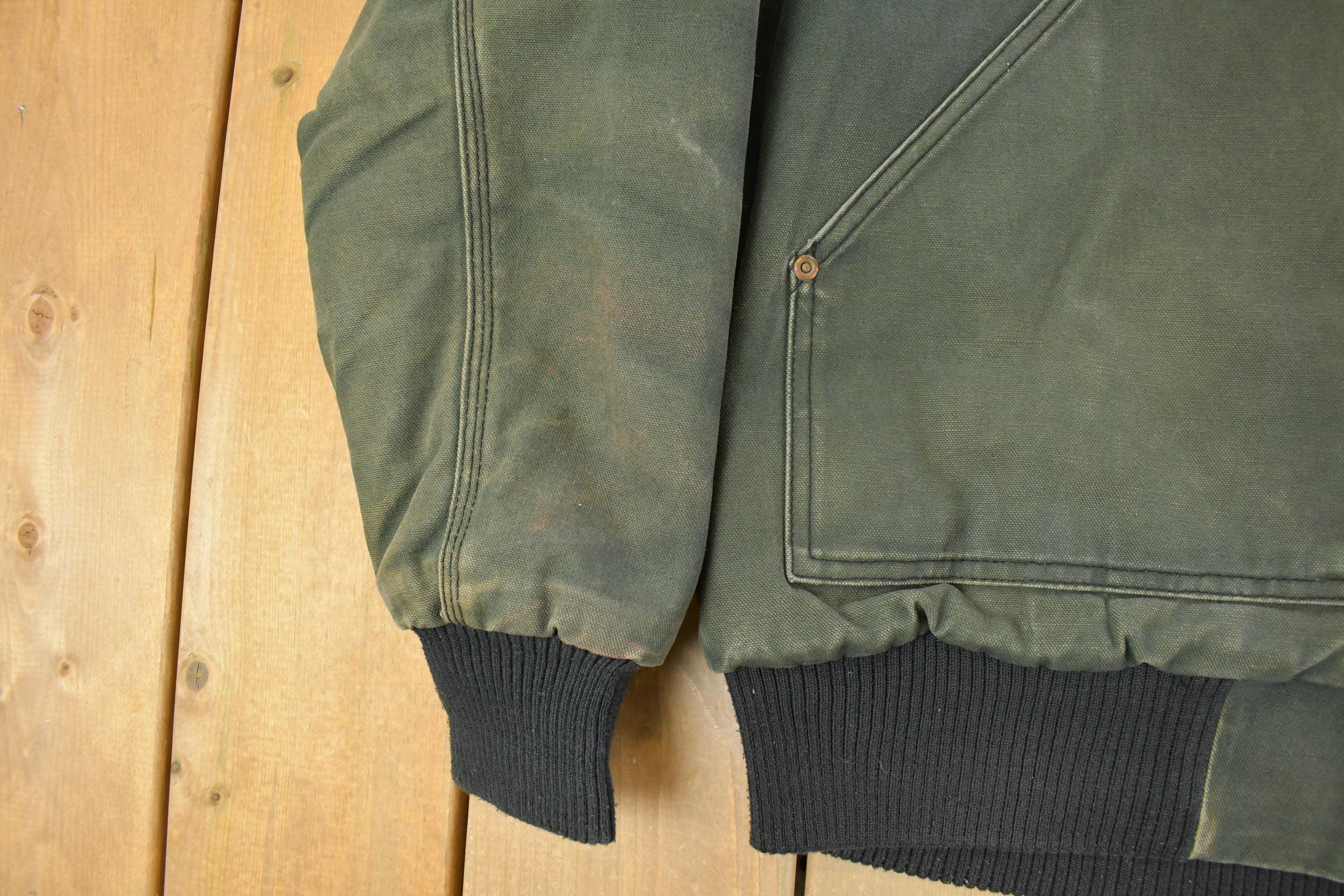 Vintage 1990s Big Smith Hooded Jacket Men's Large