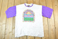 Vintage 1990s Sidney Montana Souvenir Purple Sleeve T-Shirt Mens L