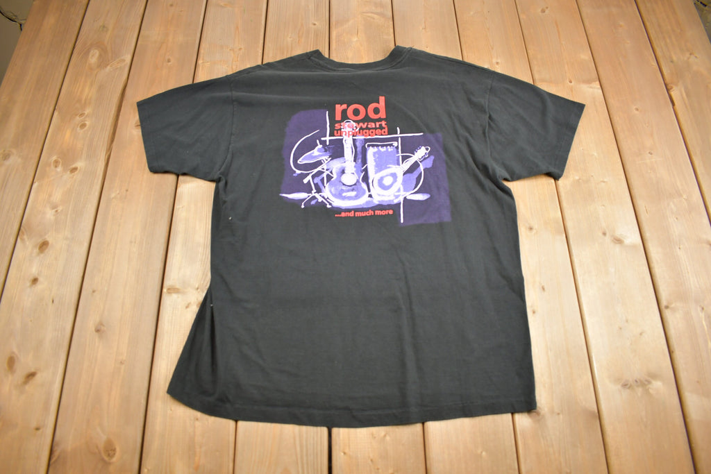 Vintage 1993 Rod Stewart Unplugged Band Tee