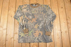 Vintage 1990s Realtree Camo AOP Graphic Print Crewneck Shirt Mens L