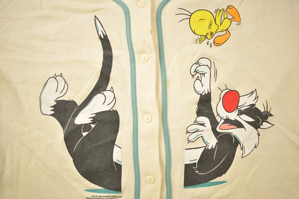 Vintage 1995 Looney Tunes Baseball Jersey Shirt