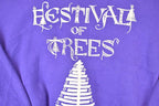 Vintage 1990s Festival Of Trees Graphic Print Crewneck Sweatshirt Mens L
