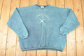 Vintage 1990s Torch Lake Embroidered Compass Crewneck Sweatshirt Men's XL