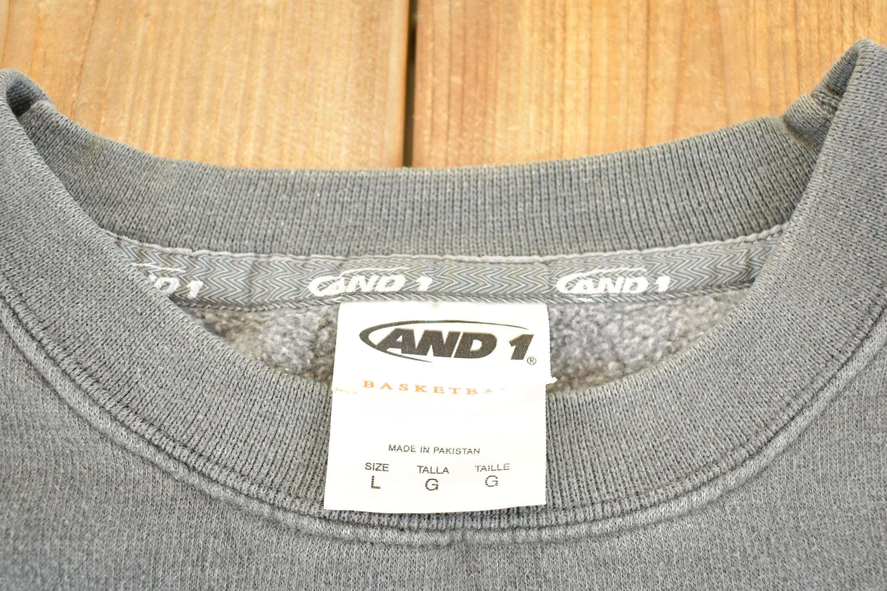 Vintage 1990s And One Souvenir Basketball Crewneck Sweatshirt Mens XL