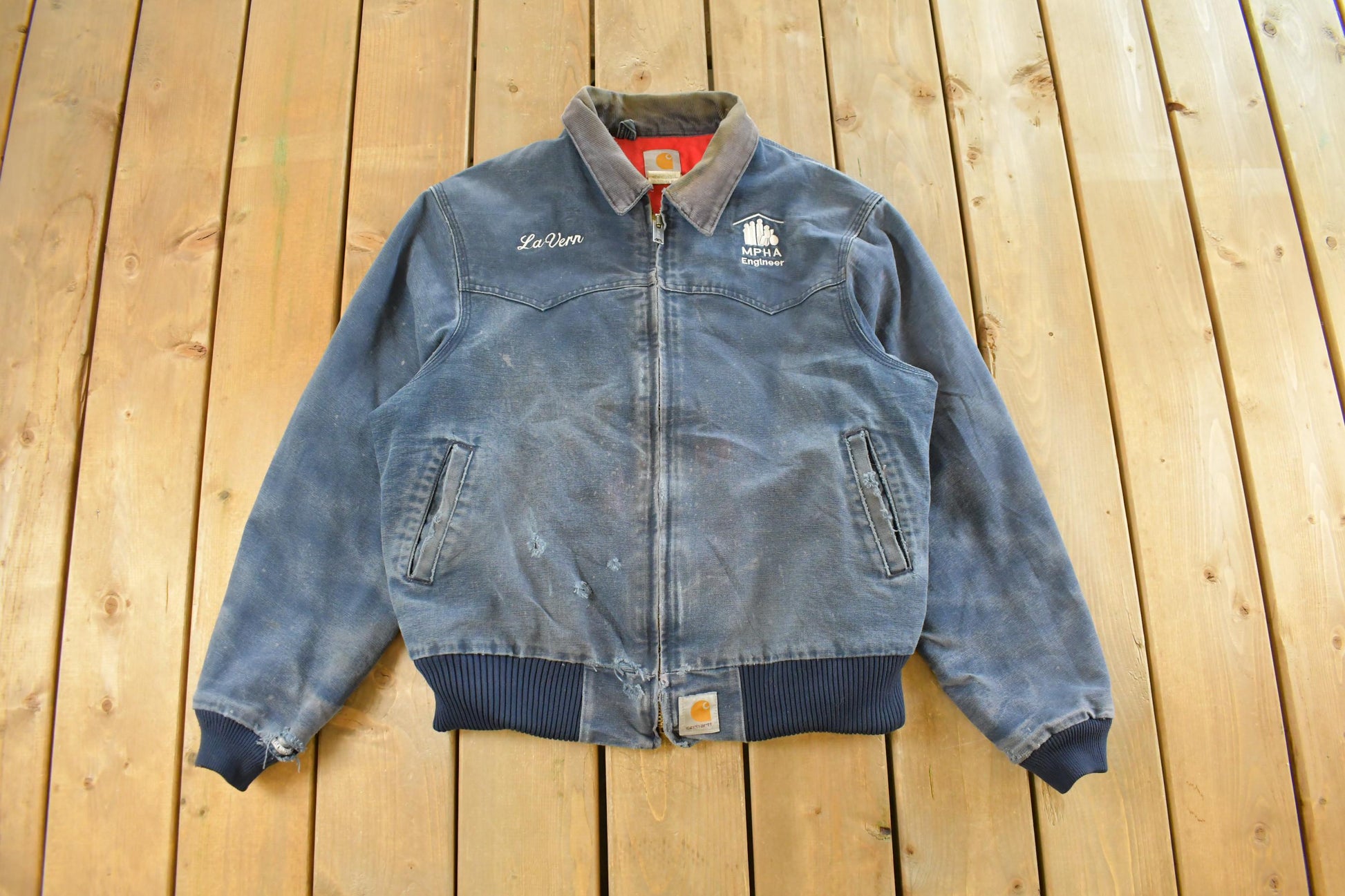 Vintage 1990s Carhartt Santa Fe Canvas Jacket Men's Large