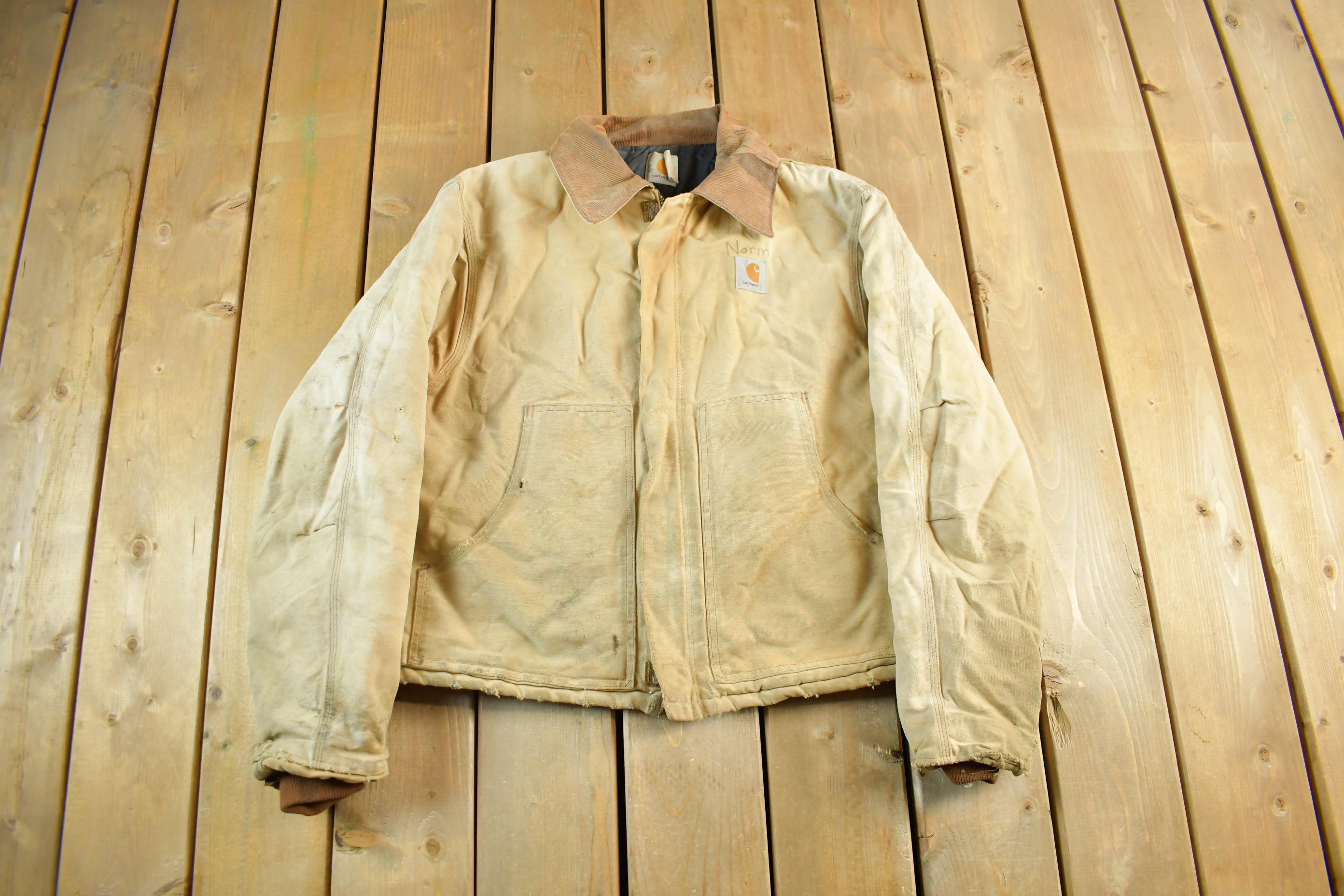 Vintage 1990s Carhartt Canvas Jacket Men's Large