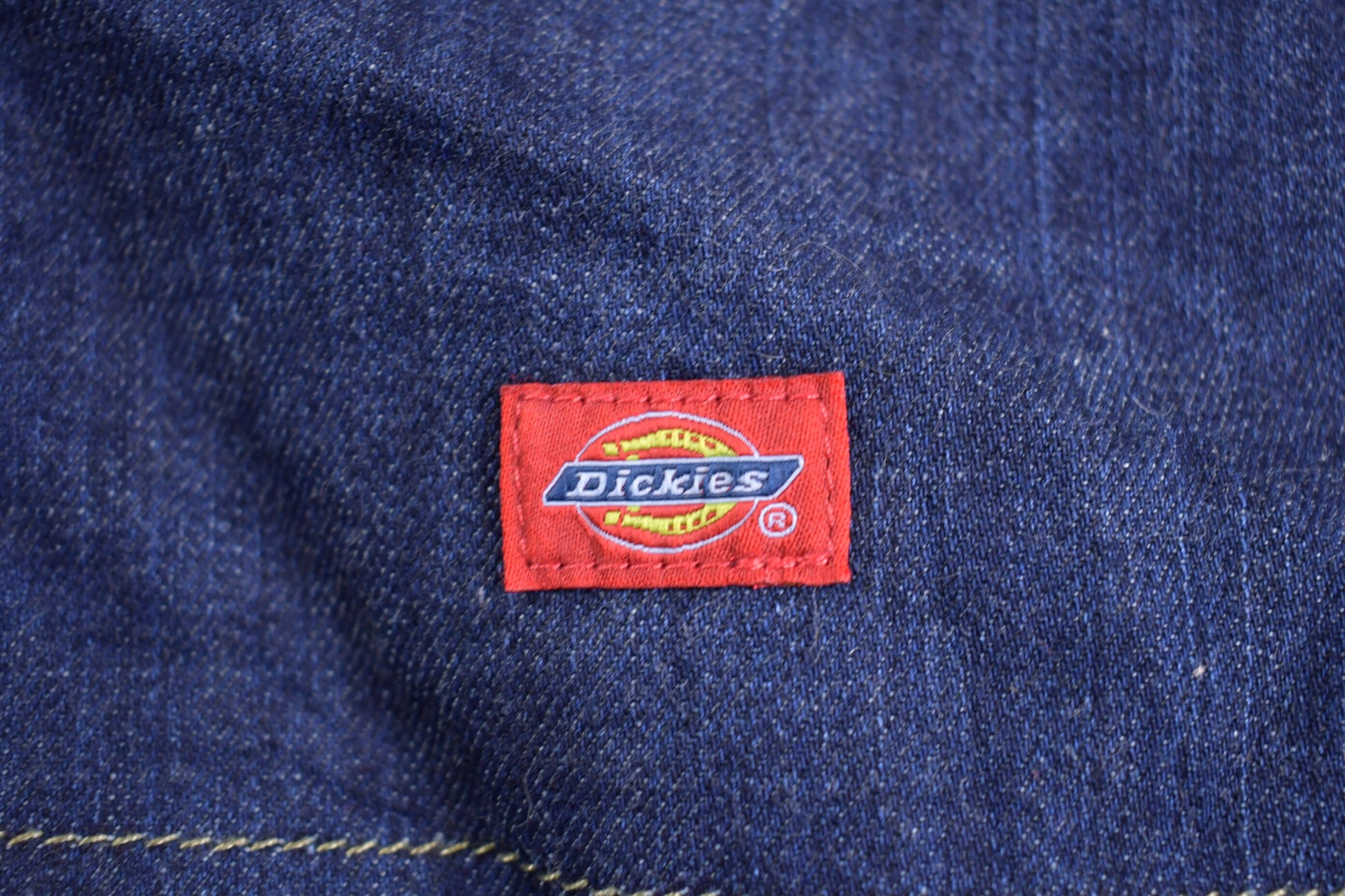 Vintage 1990s Dickies Denim Overalls Size 44 x 32 / Vintage Overalls / Streetwear / Vintage Workwear / Outdoorsman / Essentials