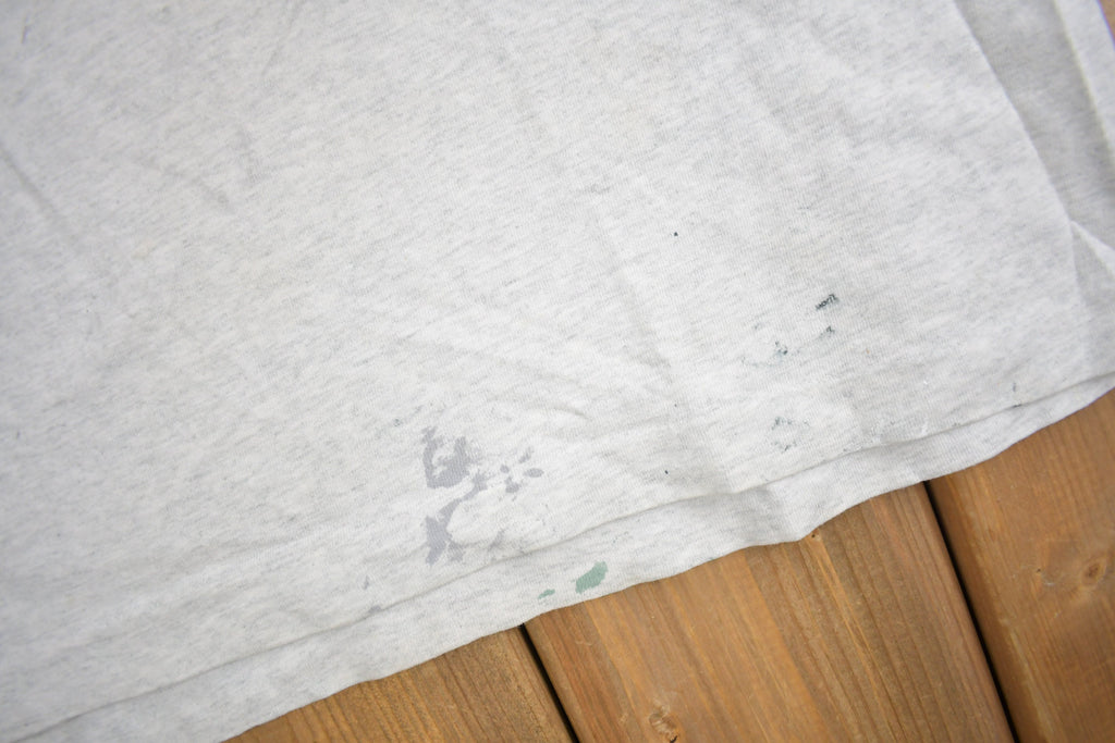 Vintage 1990s Gaspille Pas L'eau Bois D'La Biere Graphic T Shirt