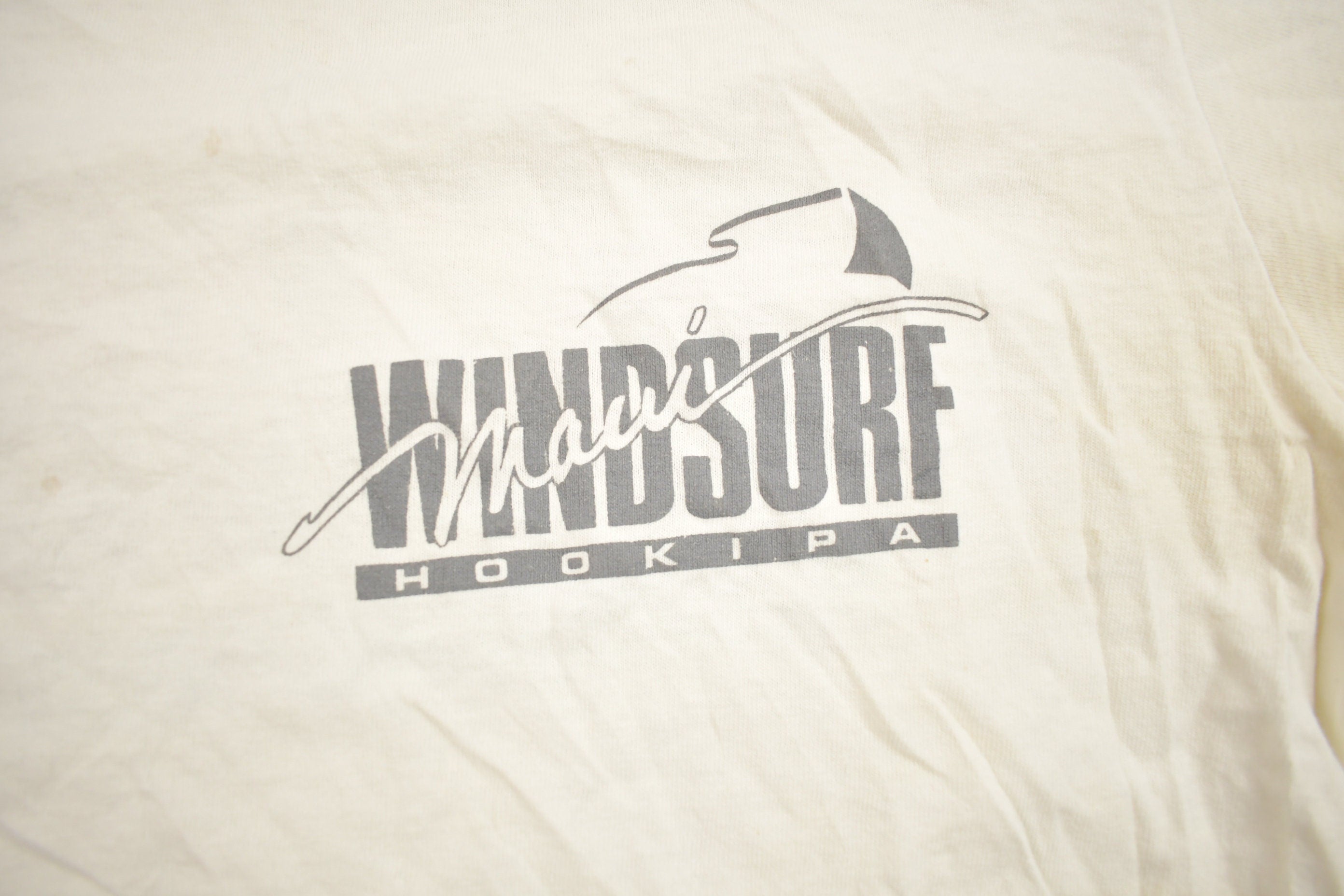 Vintage 1990s Windsurf Hookipa Graphic T Shirt