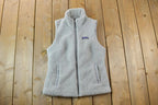Vintage 1990s Patagonia Fleece Sweater Vest / Outdoorsman / 90s Sweater / Streetwear / Hiking / Fleece Zip up