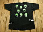 Vintage 90's All Over Skull Print Single Stitch T-Shirt