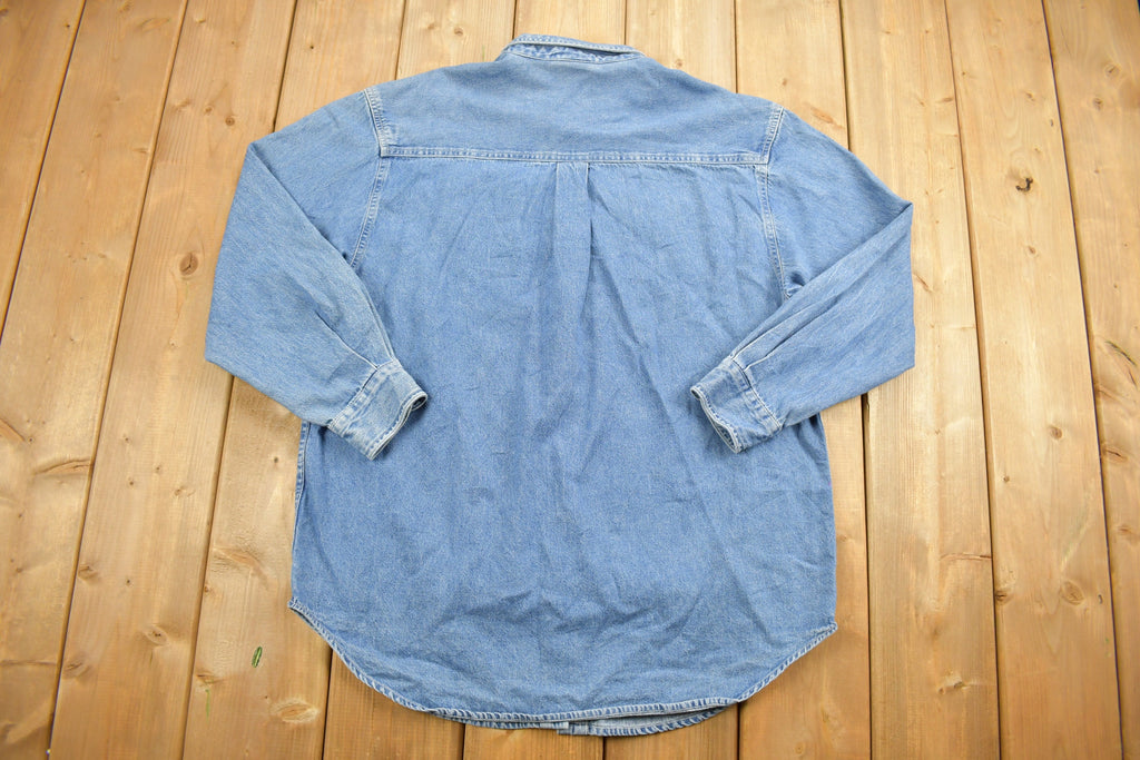 Vintage 1990s Disney Winnie the Pooh Embroidered Denim Jacket  Vintage Denim  Streetwear  Outerwear  Fall Jacket  90s  Piglet