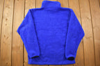 Vintage 1990s Blank Blue REI Fleece Sweater