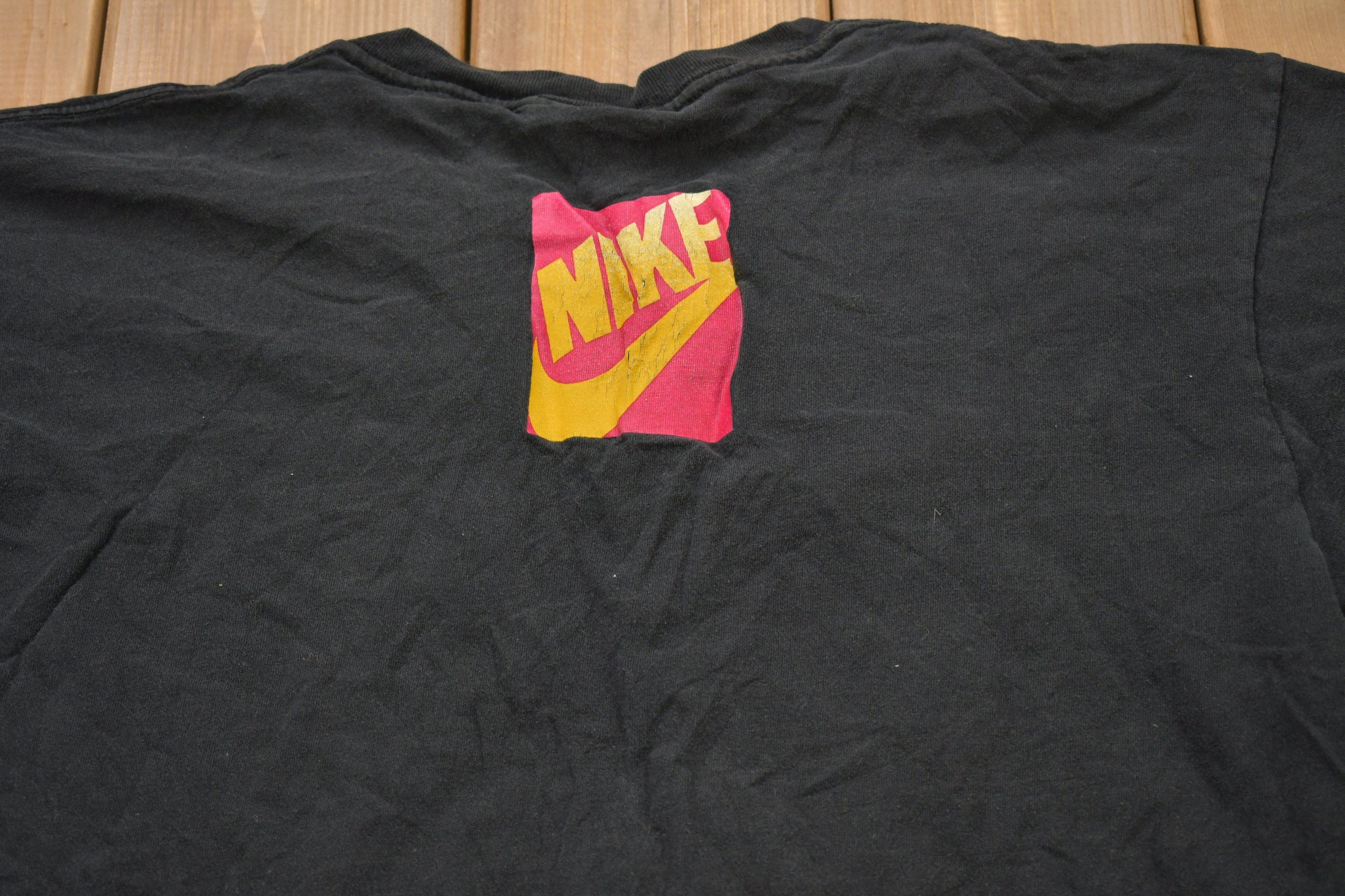 Vintage 1990s Nike Air Jordan Grey Tag Graphic T-Shirt