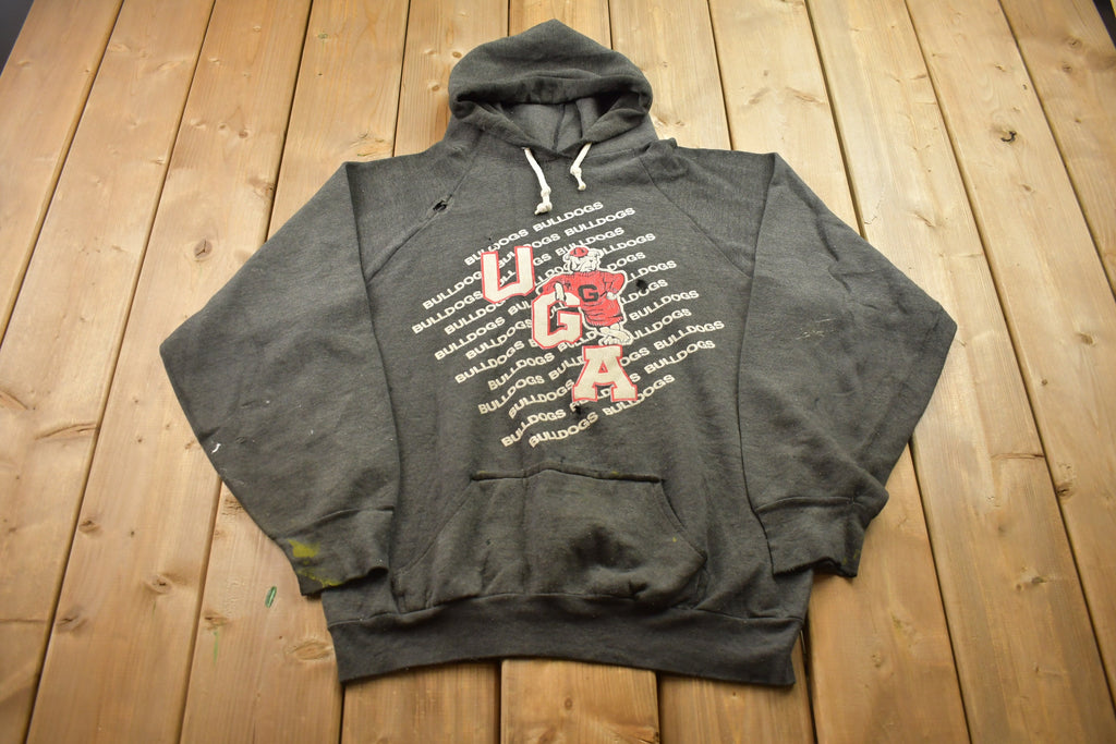 Vintage 1980s University of Georgia Bulldogs Collegiate Hoodie