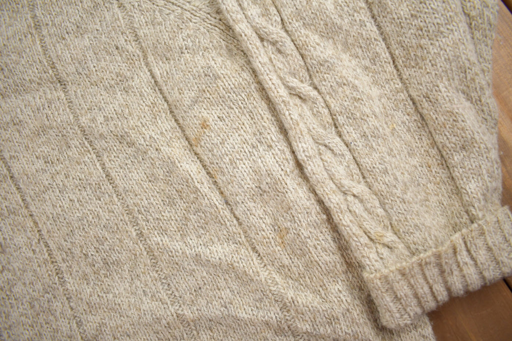 Vintage 1990s Eddie Bauer Wool Knit Crewneck Sweater  Vintage 90s Crewneck  Vintage Eddie Bauer  Outdoorsman