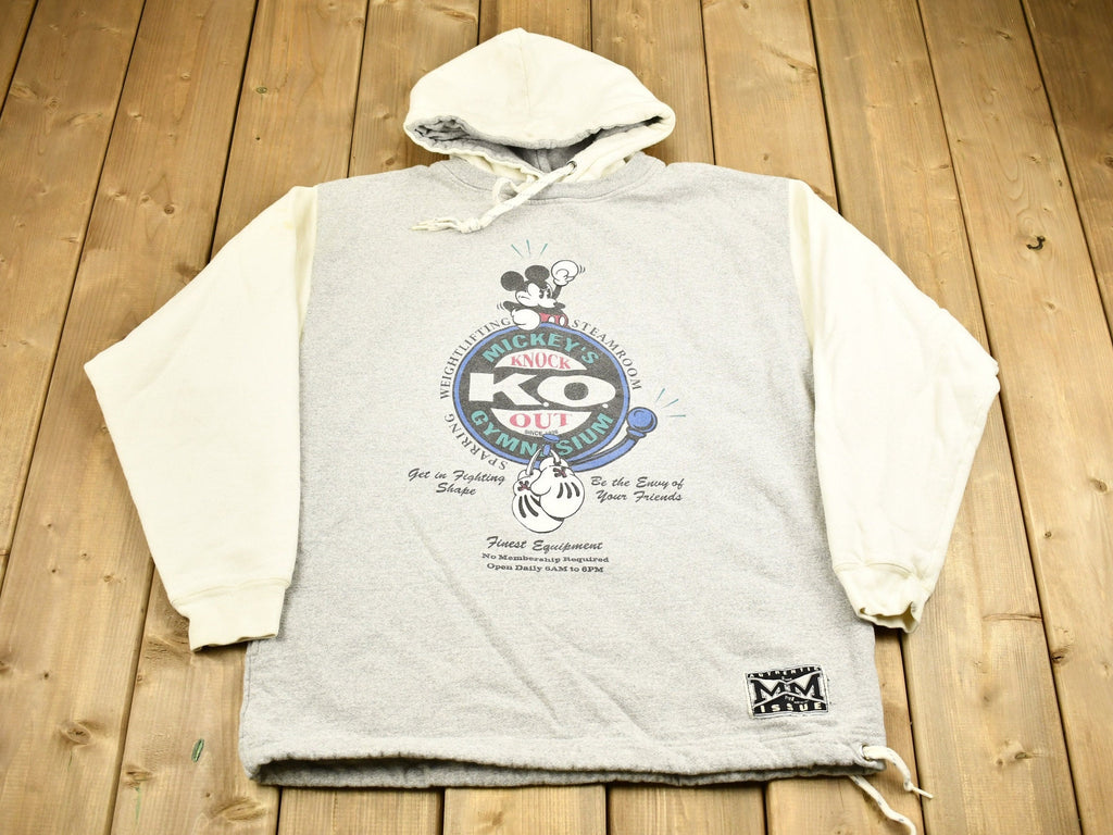 Vintage 1990s Mickeys Knockout Gymnasium Hoodie