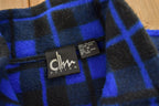 Vintage 1990s Plaid Fleece Quarter Zip Sweater