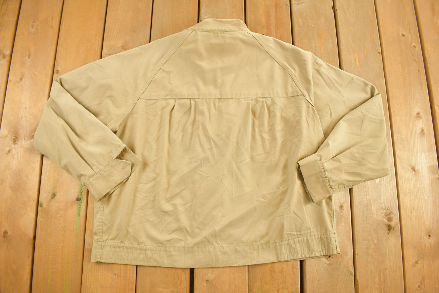 Vintage 1980s LL Bean Harrington Jacket / Workwear / Streetwear / Made In USA / 80s / Lightweight Jacket / Made In USA / Zip Up