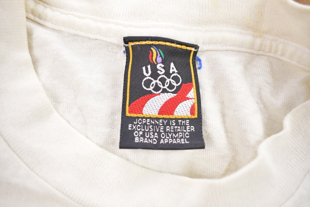 Vintage 1992 Barcelona Olympics Team USA Souvenir T Shirt
