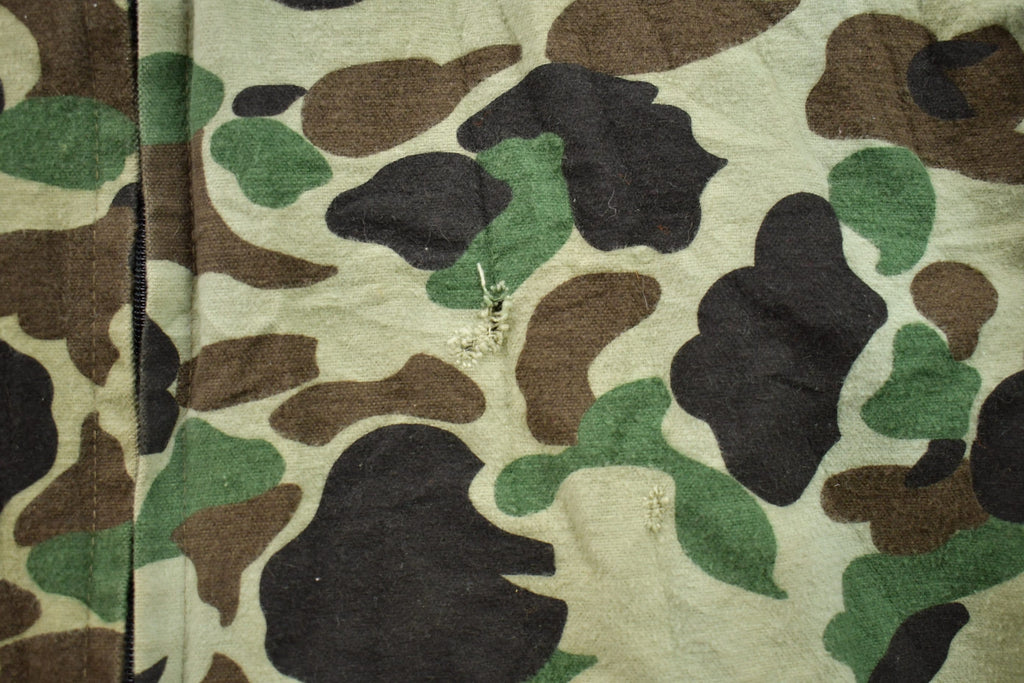 Vintage 1990s Ideal Hunting Camo Collared Zip Up