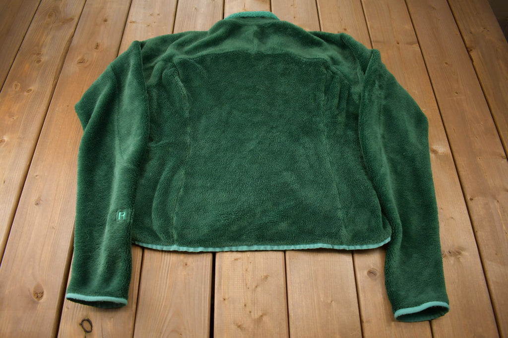 Vintage Patagonia Green Full Zip Cinched Sweatshirt