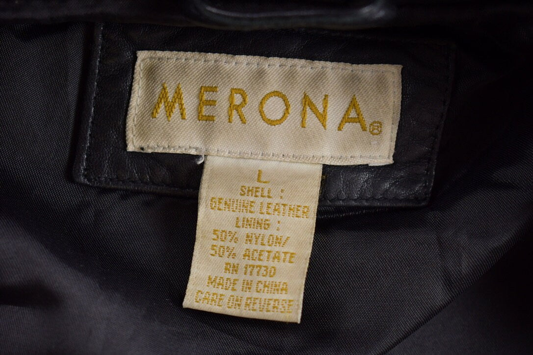 Vintage 1990s Leather Jacket / Fall Outerwear / Leather Coat / Winter Outerwear / Streetwear Fashion / Suede Jacket