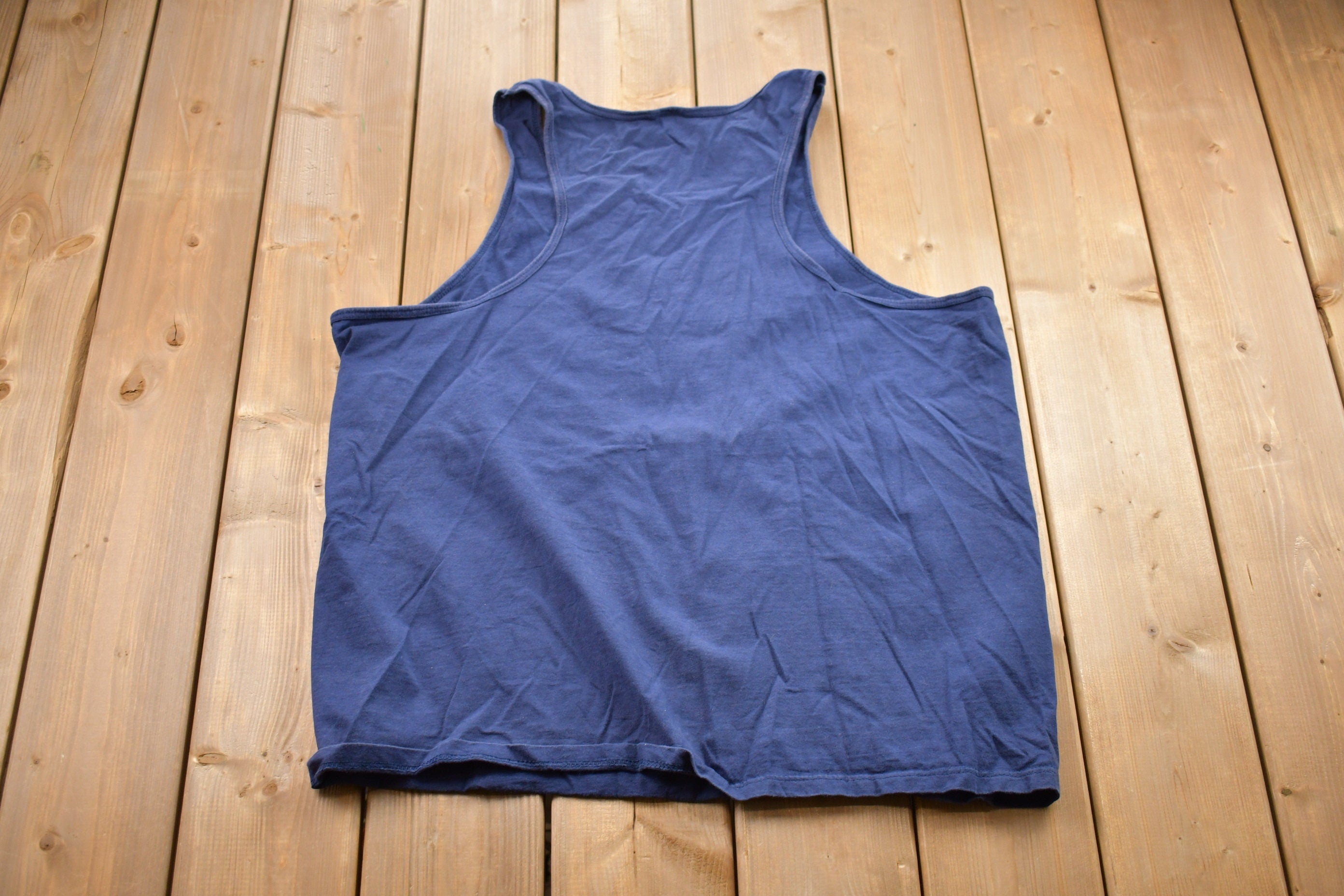 Vintage 1990s Jerzees Blank Tank Top  80s  90s  Streetwear  Retro Style  Tank Top  Muscle Shirt  Made In USA