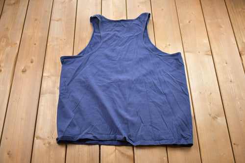 Vintage 1990s Jerzees Blank Tank Top / 80s / 90s / Streetwear / Retro Style / Tank Top / Muscle Shirt / Made In USA