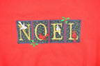 Vintage 1990s Noel Christmas Embroidered Sweater