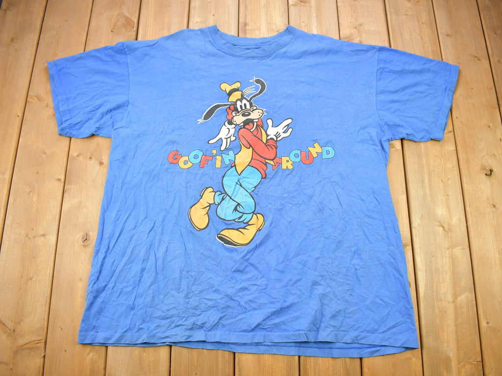 Vintage 1990s Disney Goofy Goofin Around Graphic Cartoon T-Shirt