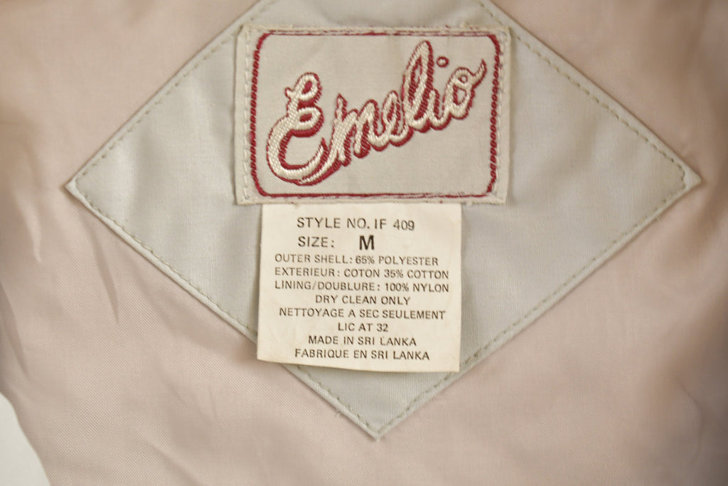 Vintage 1990s Grey Emelio Zip Up Jacket