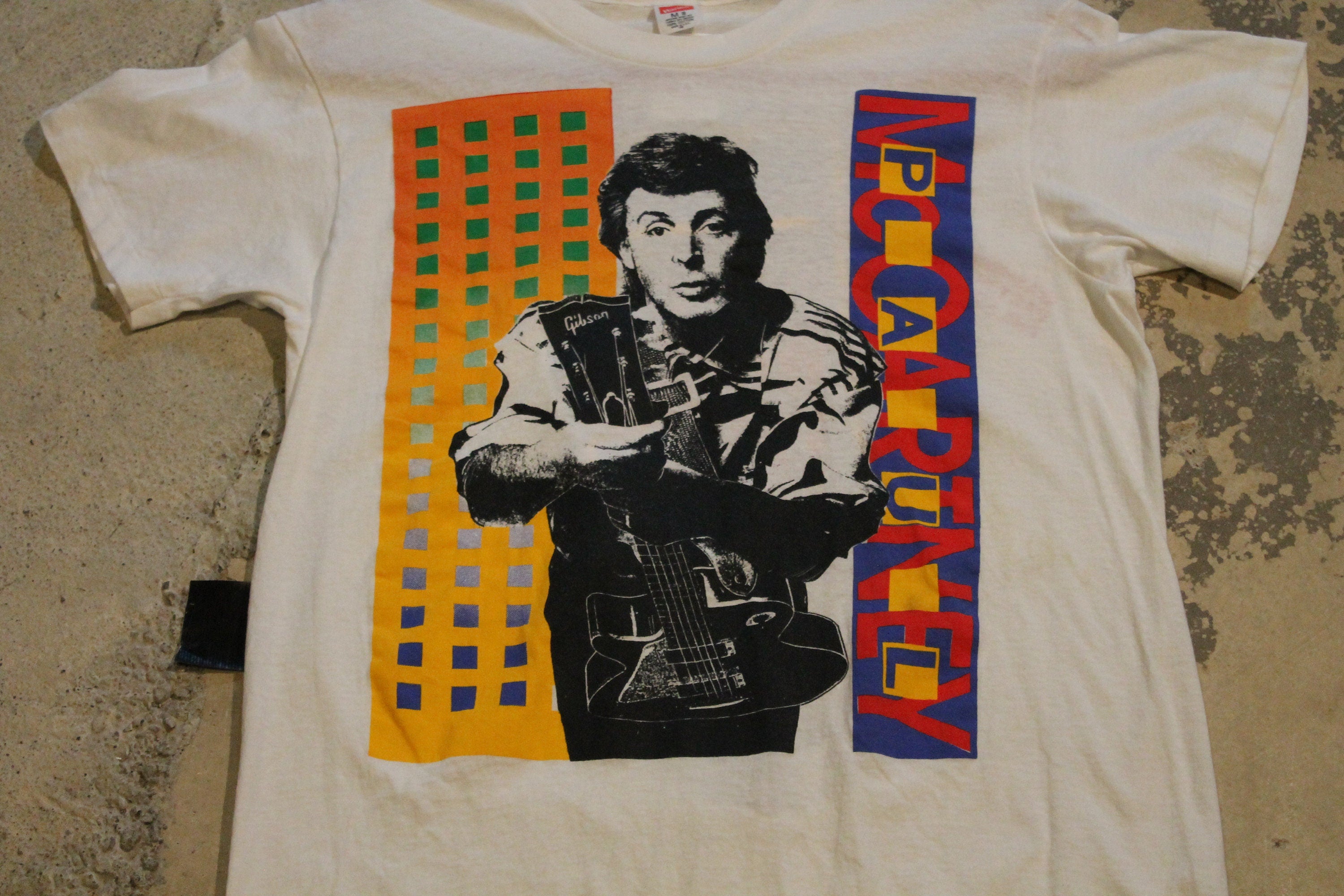 Vintage 1990 Paul McCartney World Tour Promo T Shirt