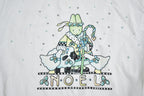 Vintage 1990s Noel Rabbit and Ducks Christmas Sweater