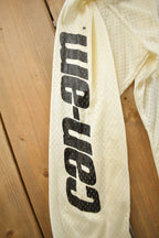 Vintage 1980s Champion Can-Am Motorcycle Racing Mesh Racing Jersey Made In USA