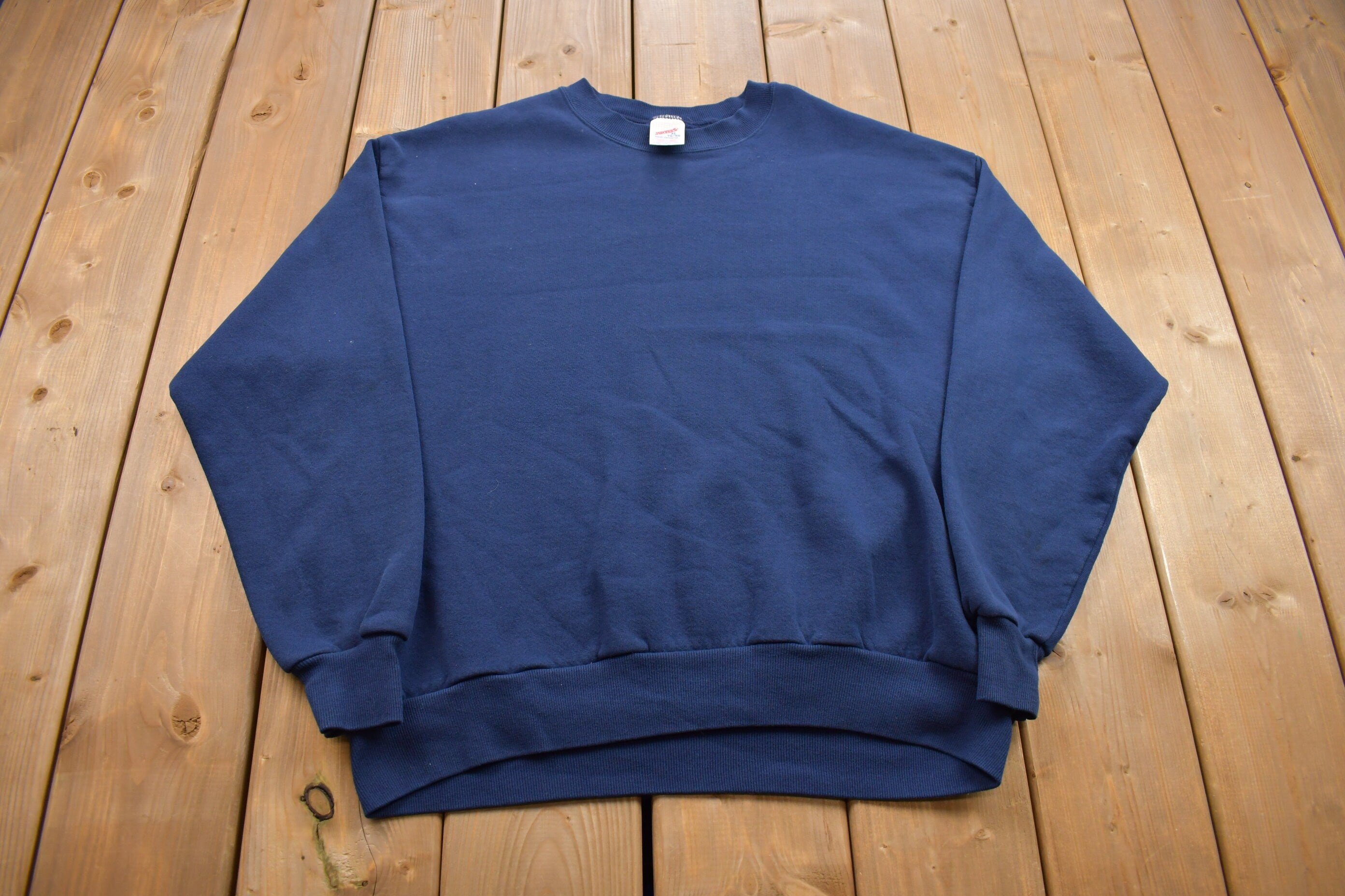 Vintage 1990s Jerzees Blank Crewneck Sweatshirt