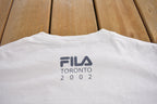 Vintage 2002 Tennis Masters Canada Graphic Fila T Shirt