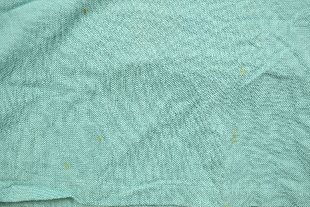 Vintage 1990s Hard Ware Turquoise Blank Heavy Quarter-button Sweatshirt