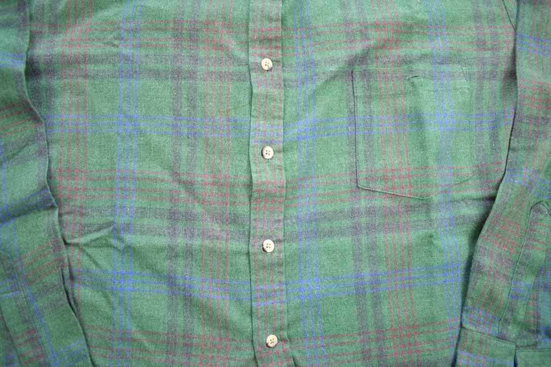Vintage 1980s Arrow Fireside Plaid Button Up Shirt