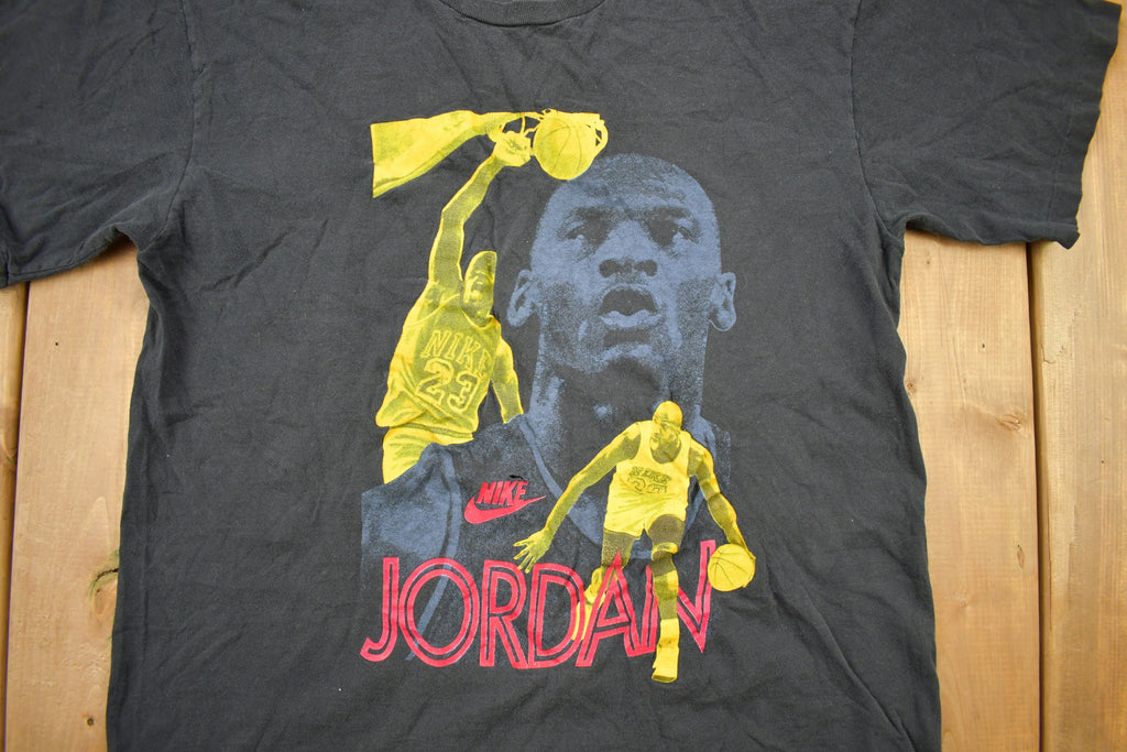 Vintage 1990s Nike Air Jordan Grey Tag Graphic T-Shirt