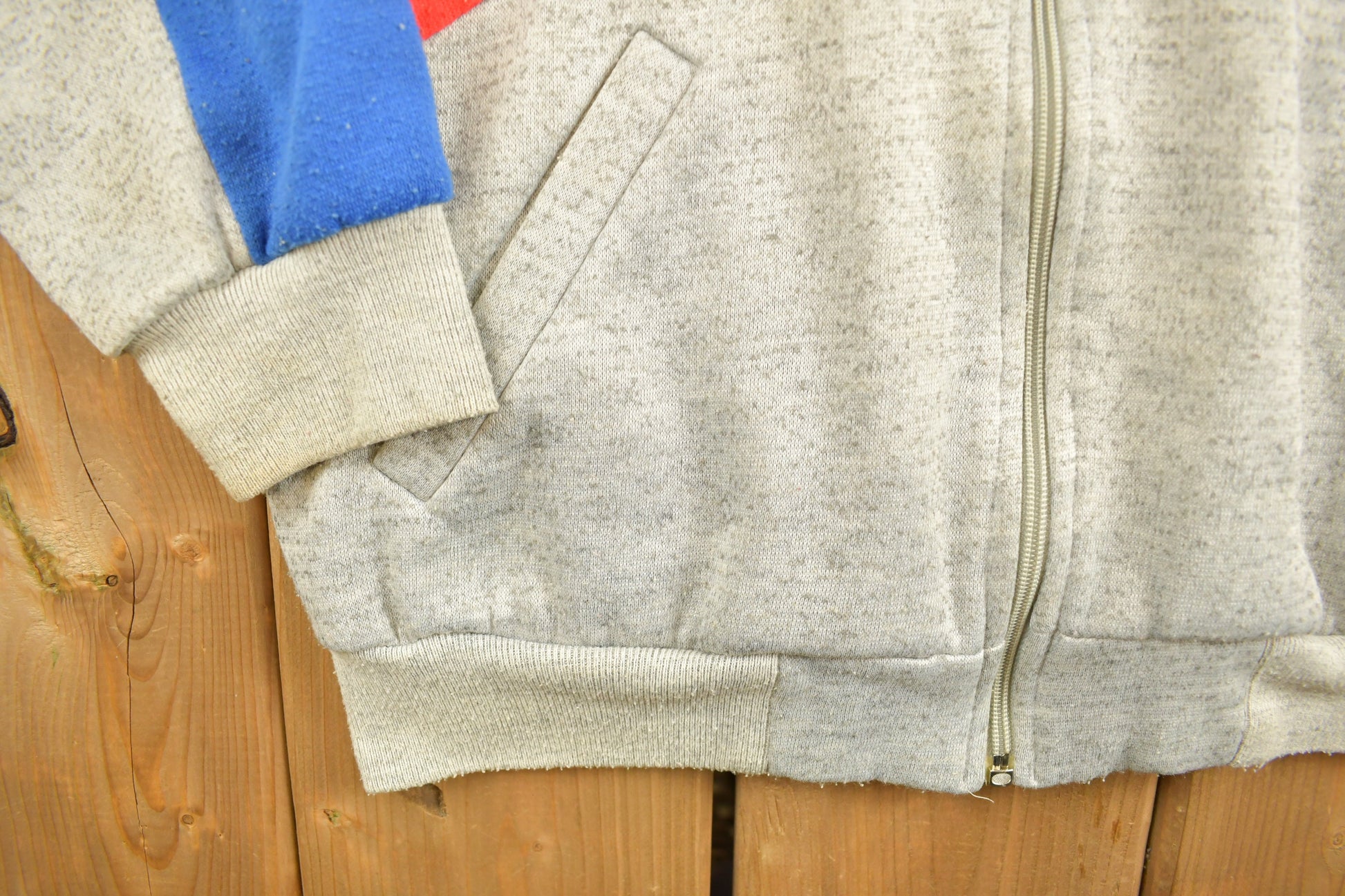 Vintage 1980s Spalding Sportswear Colorblock Full Zip Sweatshirt