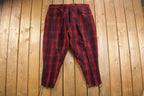 1950s True Vintage Woolrich Plaid Trousers Size 44 x 27