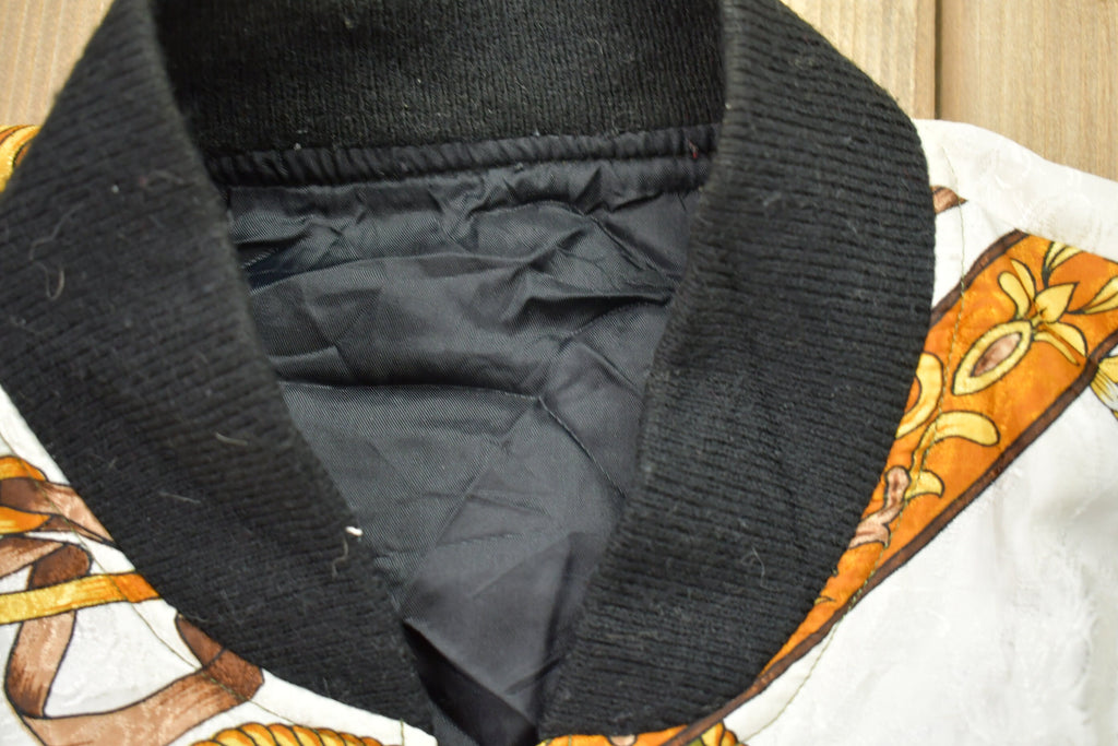 Vintage 1990s Satin All Over Print Jacket