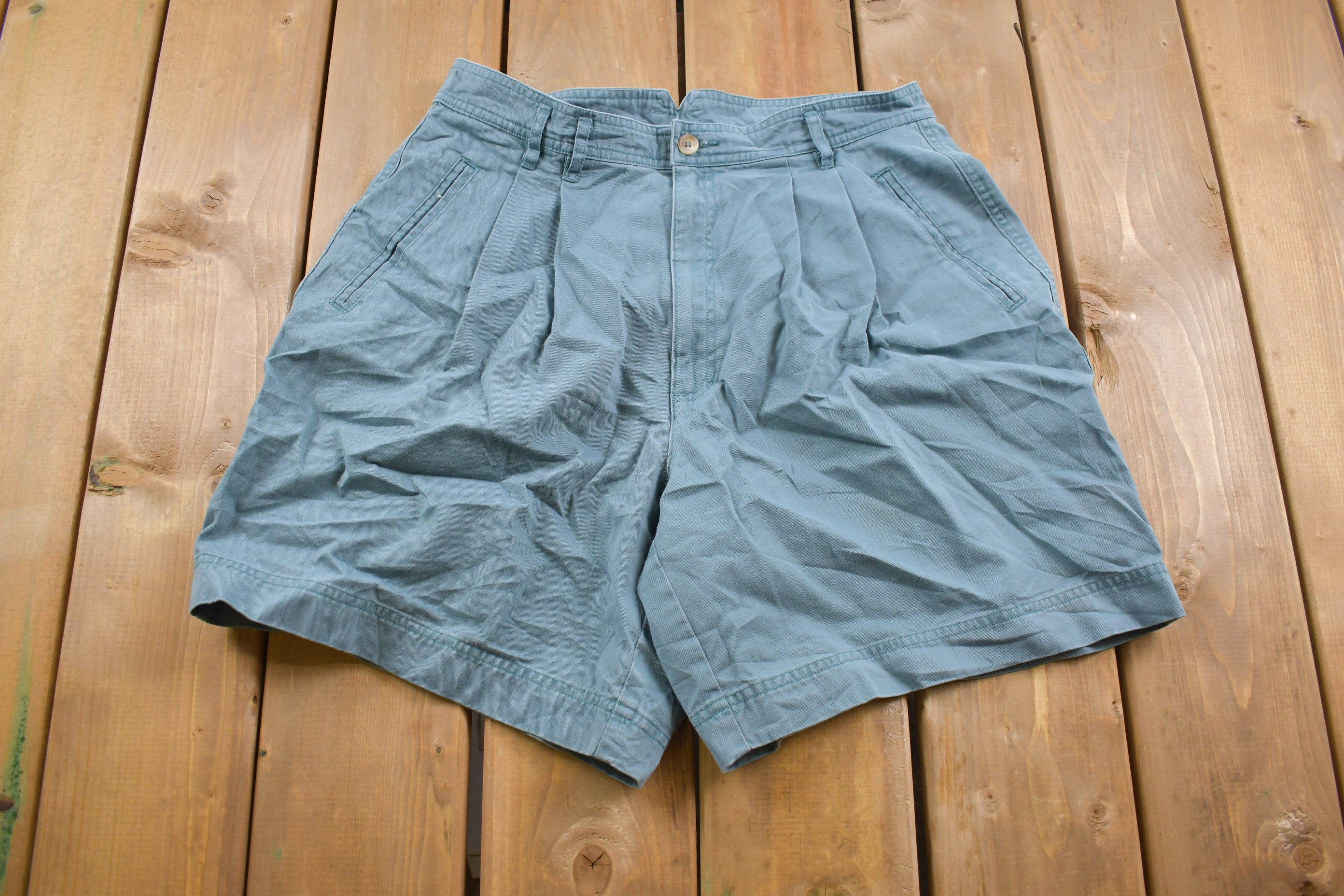 Vintage 1990s Pasta Pleated Short Shorts 30 x 7