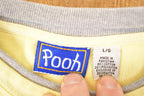 Vintage 1990s Pooh Tigger Embroidered Disney Crewneck Sweater Men's L
