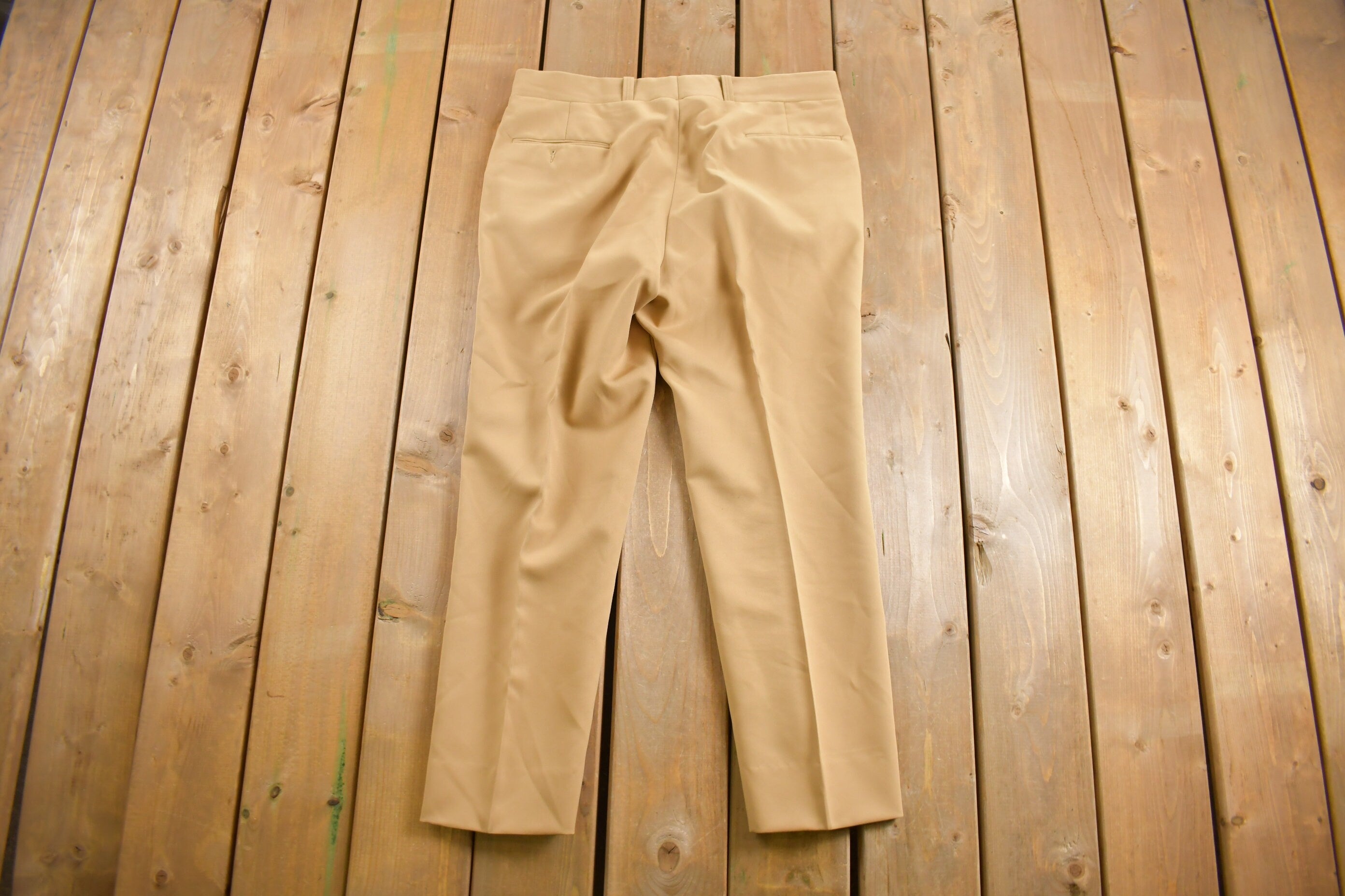 Vintage 1970s Pleated Trousers Size 37 x 27.5