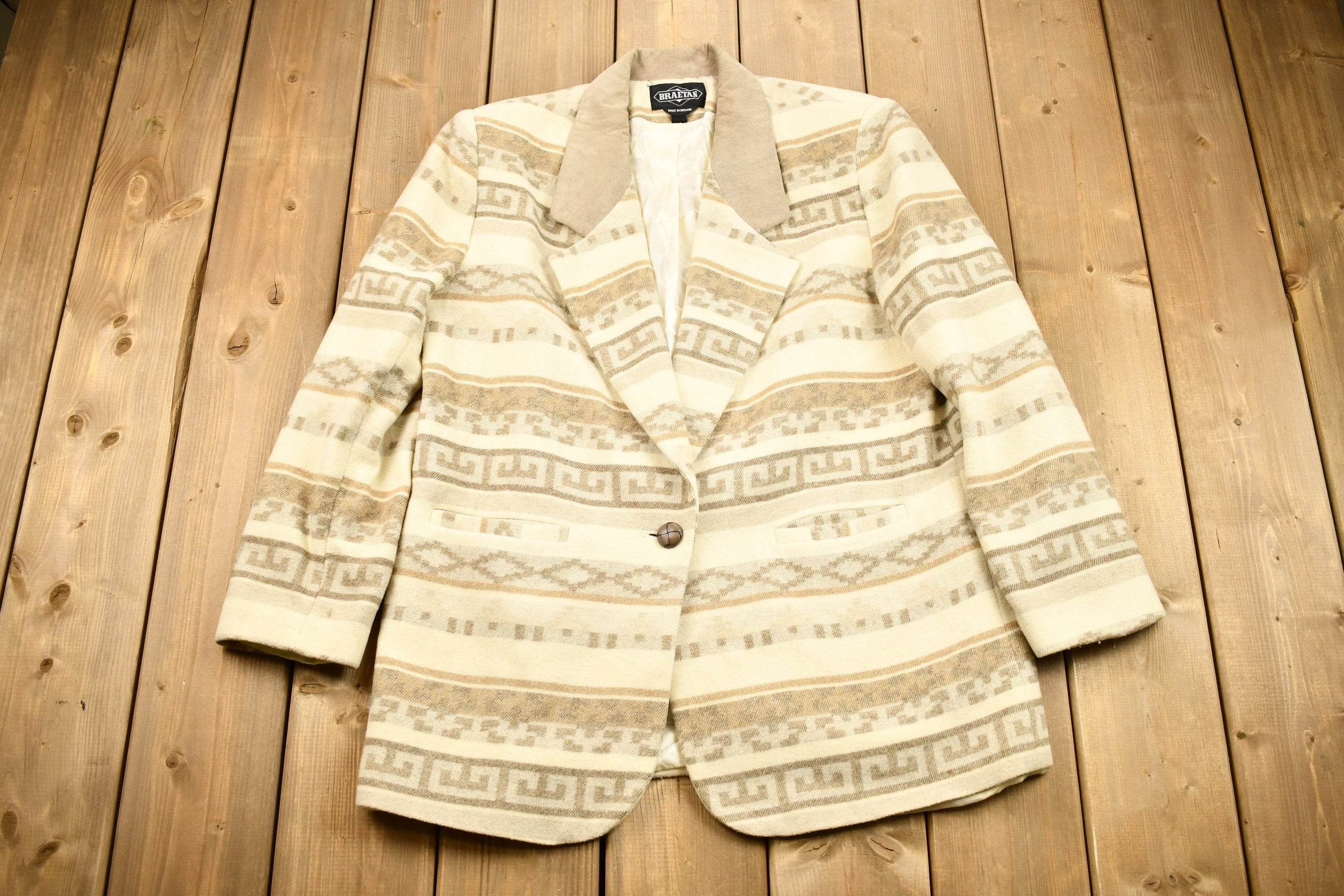 Vintage 1990s Braetan Blazer Jacket