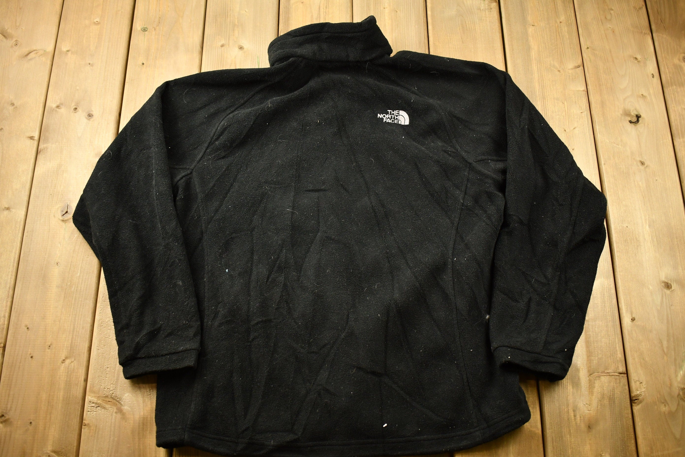 Vintage 1990s The North Face Fleece Sweater  Outdoorsman  Full Zip Sweater  Streetwear  Athleisure  Hiking