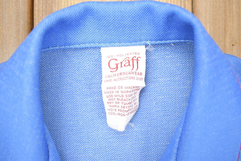 Vintage 1980s Graff Sky Blue Blazer